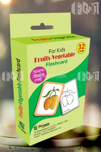 Fruits Vegetable and Bird Flash Cards Set