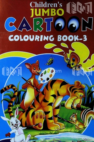 Jumbo Cartoon Colouring Book-3