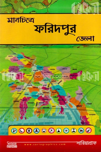 মানচিত্রে ফরিদপুর জেলা